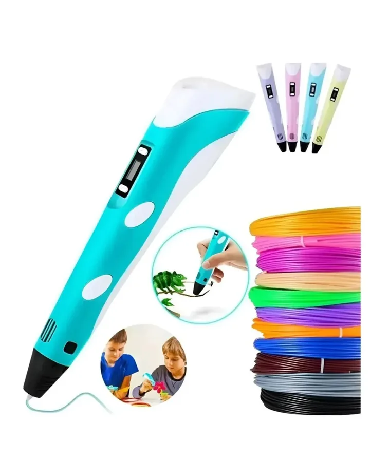 Caneta 3D Profissional com Refil e USB
